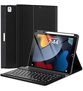 OYEEICE 9th generation ipad case with keyboard - Wireless Detachable Folio Cover with Pencil Holder