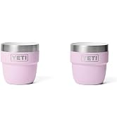 YETI Rambler 4 oz Stackable Cup, Stainless Steel, Vacuum Insulated Espresso/Coffee Cup, 2 Pack