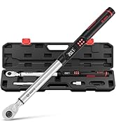 VANPO 1/2-Inch Digital Torque Wrench, 12.5–250.8 ft-lb/17–340 Nm, ±2% Accuracy, Electronic Torque...
