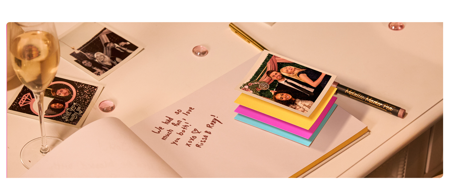 HP Sprocket Photo Booth Machine Instant Color Photo Printer