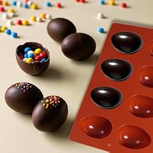 Egg Shape Silicone Molds, 8-Cavity Food-grade Baking Mold 