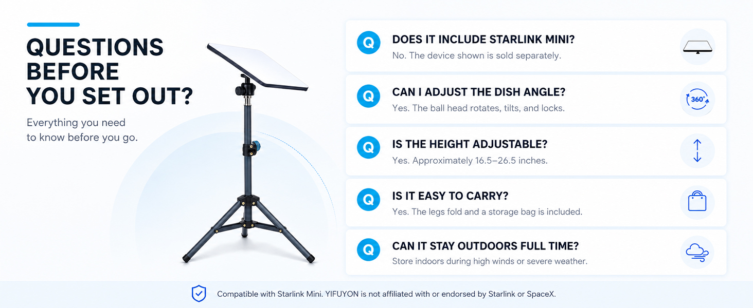 starlink mini tripod stand