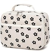 Bluboon Kids Girls Lunch Bag Insulated Lunch Box for school Corduroy Lunch Cooler Organizer Schoo...