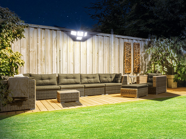 luces solares para exteriores