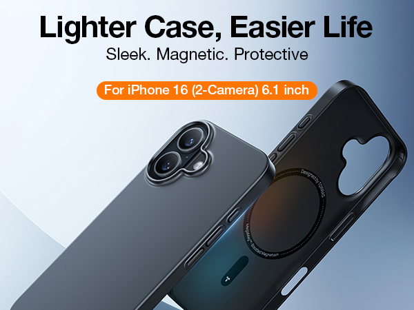 magsafe iphone 16 case slim fit thin magnetic