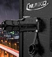 CNLINKO M12 Waterproof Connector PBT Plastic DC 12V Cable Panel Mount For AV System (2 Pin)