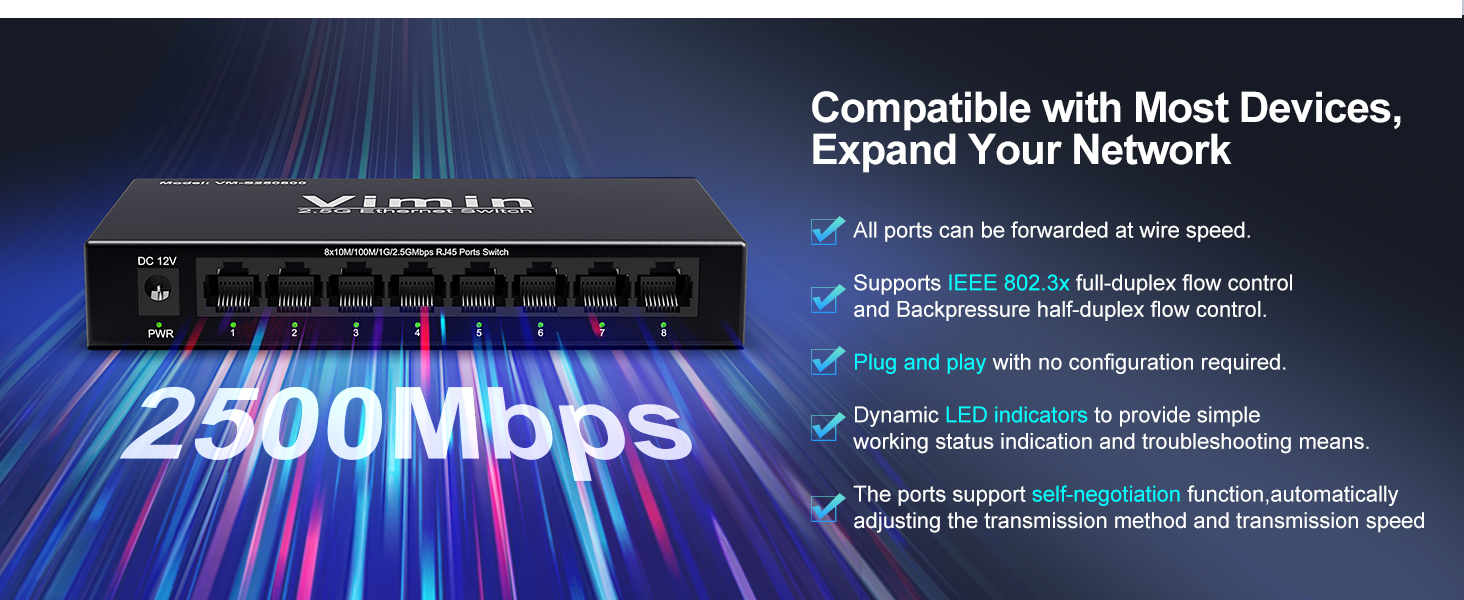 8-Port 2.5G Unmanaged