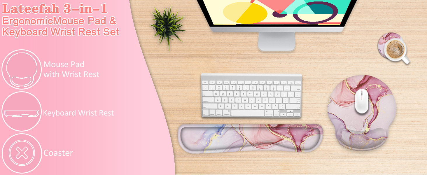 mouse pad with wrist rest