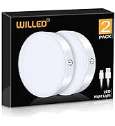 WILLED Dimmable Touch Light Buit-in 1000mAh Large Battery Rechargeable LED Tap Lights | Magnet St...