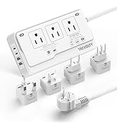 TREVOLTY 2000W Voltage Converter US to Europe for Hair Dryer, 220V to 110V Converter for European...