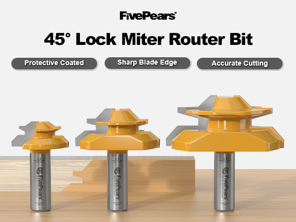 lock miter router bit 1/4 shank
