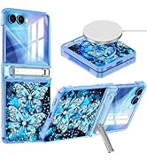 Hekodonk for Galaxy Z Flip 7 Case,[Compatible with MagSafe][Glow in The Dark][Front Screen Protec...