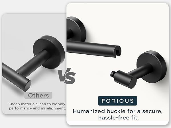 matte black toilet paper holder