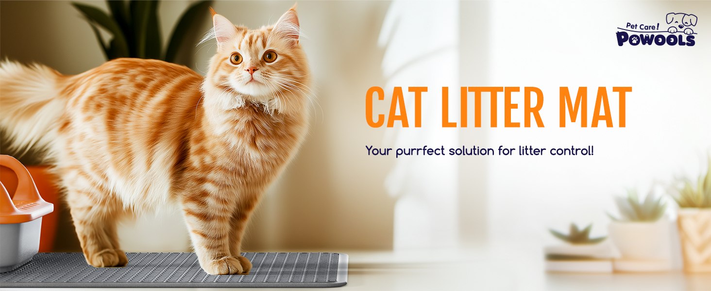 cat litter mat