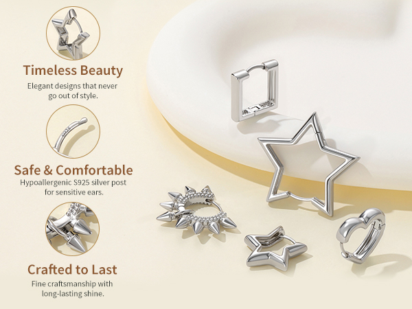 huggie earrings for women