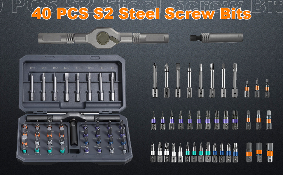 LeCoirrax 42-In-1 Magnetic Screwdriver Set