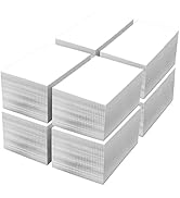 NefLaca 4" x 6" Fanfold Direct Thermal Labels, 1000 Labels Per Stack, White Perforated Shipping L...