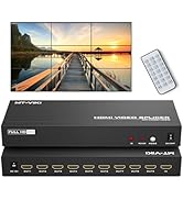 MT-VIKI Video Wall Controller 3x3, HDMI Video Wall Support UHD 4K Input &amp; 1080P Output for 9 TV S...