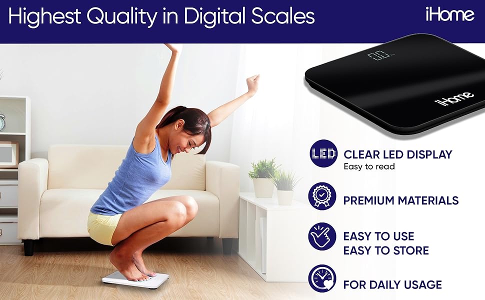 digital bathroom scale scales for body weight body scale ihome scale weighing scale
