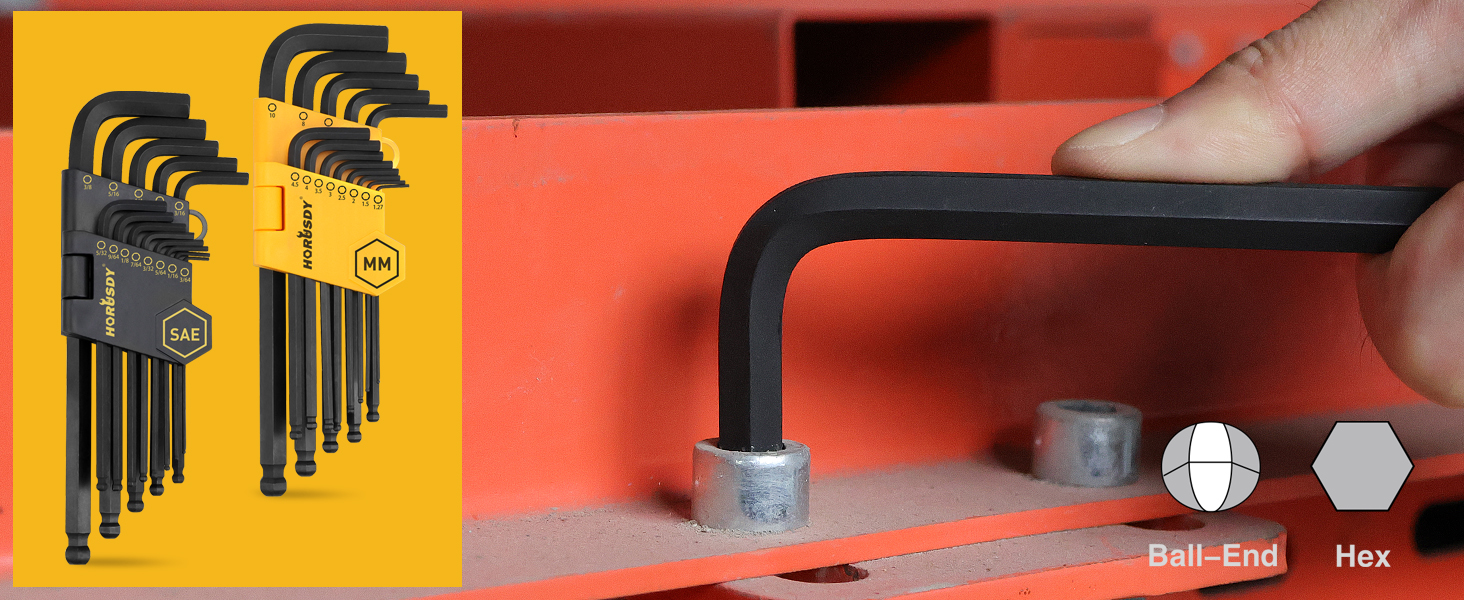 HORUSDY 140-Piece Magnetic Screwdriver Set 