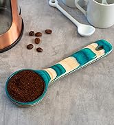 Baltique Mykonos Collection Coffee Scoop with coffee.