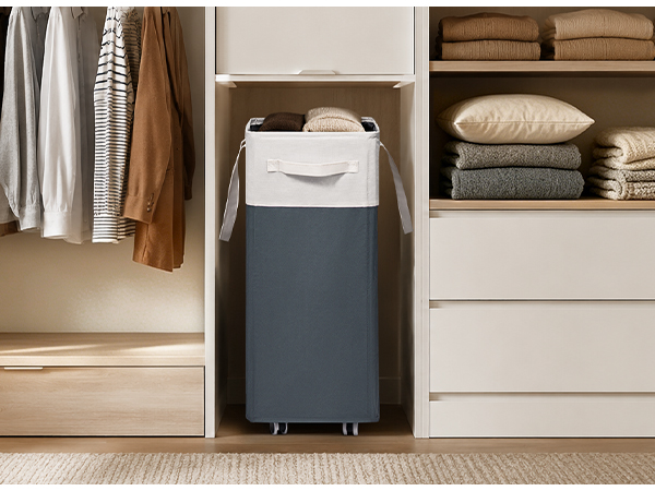 Goodpick Laundry Basket with Wheels
