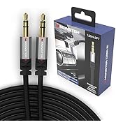 Monster Essentials Mini-to-Mini Audio Interconnect Cable - 3.5mm Stereo Male-to-Male AUX Cord wit...