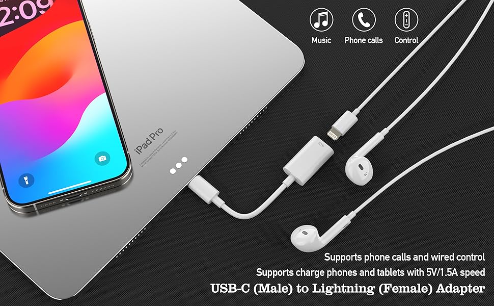 usb type c to lighting adapter