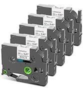 COLORWING TZe-231 Replace for Brother P-Touch Label Tape TZ Tape 12mm 0.47 Laminated White 1/2 in...