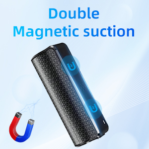 Double magnetic suction