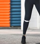 White Patella Band Knee Strap