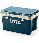 RTIC Ultra-Light 32 Quart Hard Cooler Insulated Portable Ice Chest Box for Drink, Beverage, Beach...