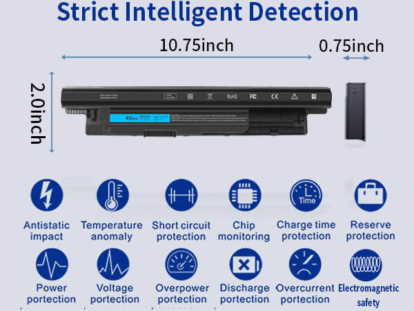 dell 40wh type xcmrd 14.8v battery