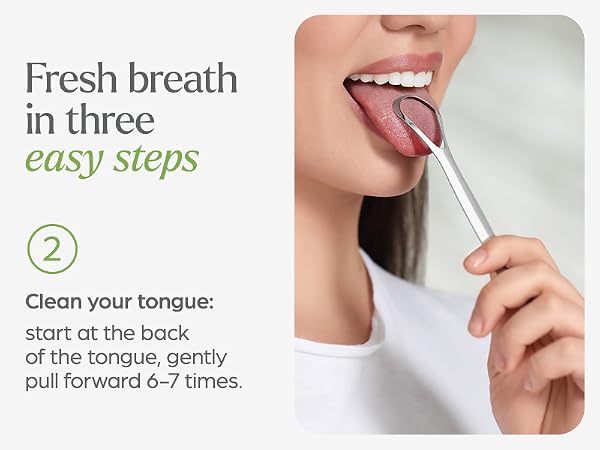 tongue scraper step 2