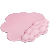 Gaming Mouse Pad Wrist Rest,Ergonomic Cloud Wrist Rest Mousepad with Gel Memory Foam,Non-Slip Rub...