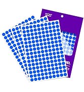 PARLAIM 1500PCS Colored Dot Stickers 1/2