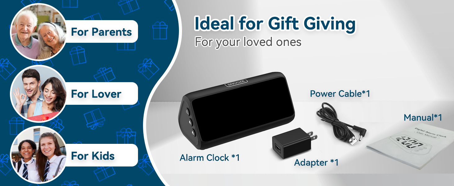 alarm clocks for gift giving