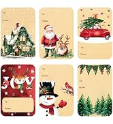 DreamBuilt Christmas Gift Tags Stickers, 2"x3" Self Adhesive Gift Tag Stickers, 120 PCS to from C...