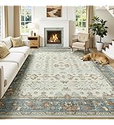 Lessymo Washable Area Rug for Living Room,8x10 Large Rugs with Non-Slip Backing,Soft Boho Carpets...