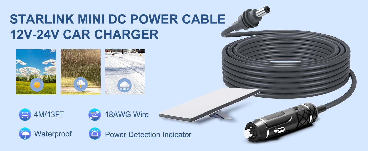 starlink mini car charger