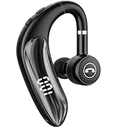 Bluetooth Headset V5.4, 23H Talk Time Wireless Headphone Cell Phone Earpiece with LED Display, Ha...