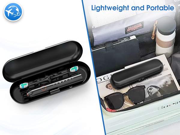 travel electric toothbrush with case