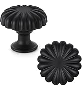 FAPUAL 10 Pack Matte Black Cabinet Knobs for Kitchen Cabinets and Dresser Drawers,Zinc Alloy Hard...