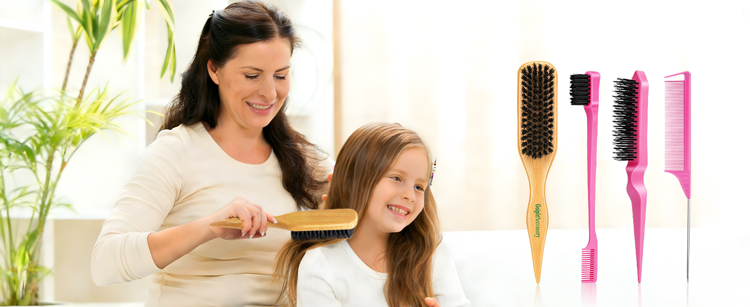 boar bristle hair brush