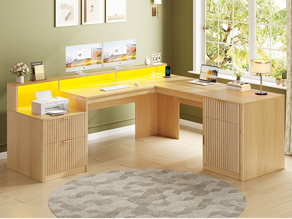 Modern L Shaped Desk
