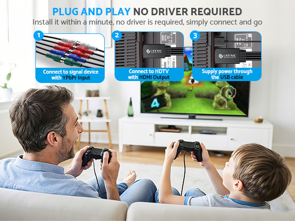 ypbpr Female to hdmi male