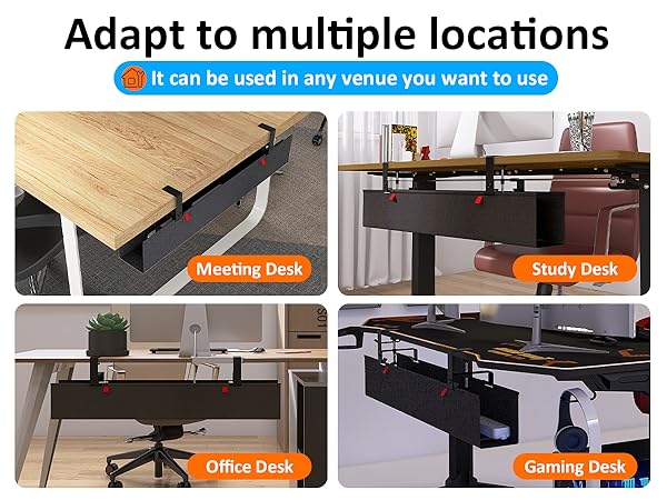 Under Desk Cable Management Tray