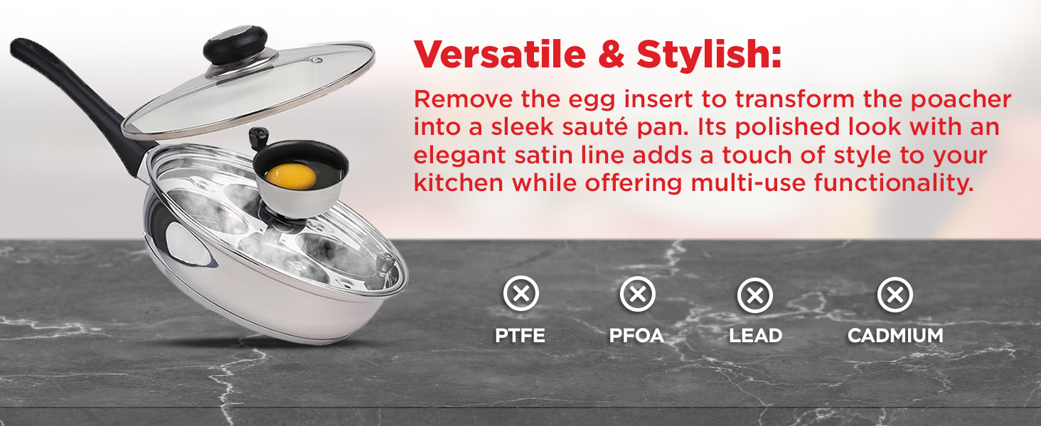 AVACRAFT 4-Cup Egg Poacher