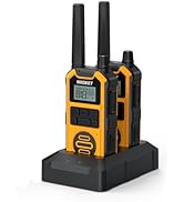 NXGKET BD-01 Heavy Duty Walkie Talkies, 2 Way Radio Long Range Advanced Triple Proof, 2500mAh Bat...