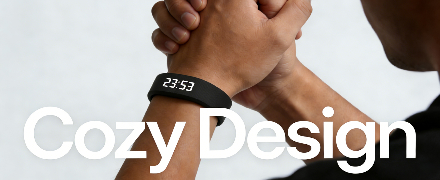 Vibrating Alarm Wristband Electric Clock Watch Shock Silent Sleeps Wrist Sleep Bracelet